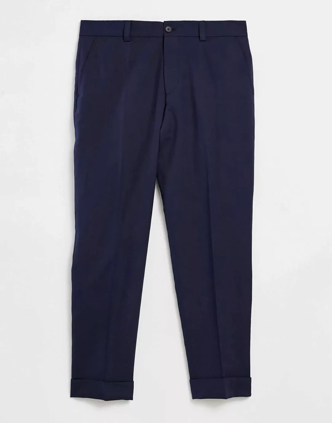 BOSS Business – Perin – Locker geschnittene, kurze Hose-Blau günstig online kaufen