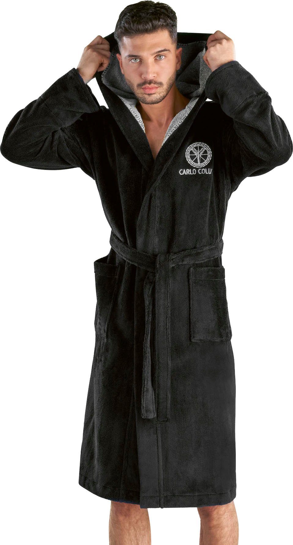 CARLO COLUCCI Herrenbademantel Como, ideal für günstig online kaufen