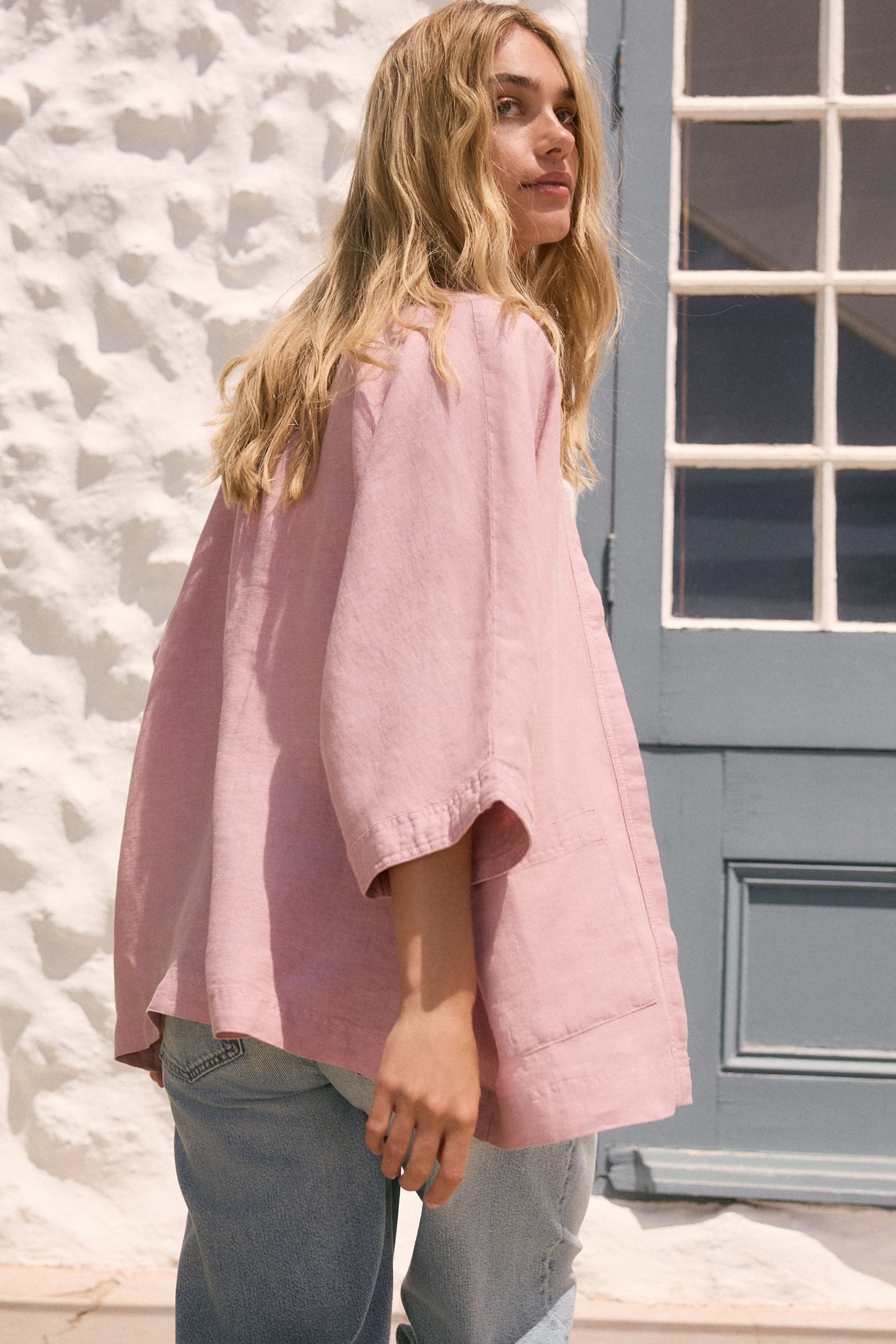 Next Sommerjacke Jacke aus 100 % Leinen günstig online kaufen
