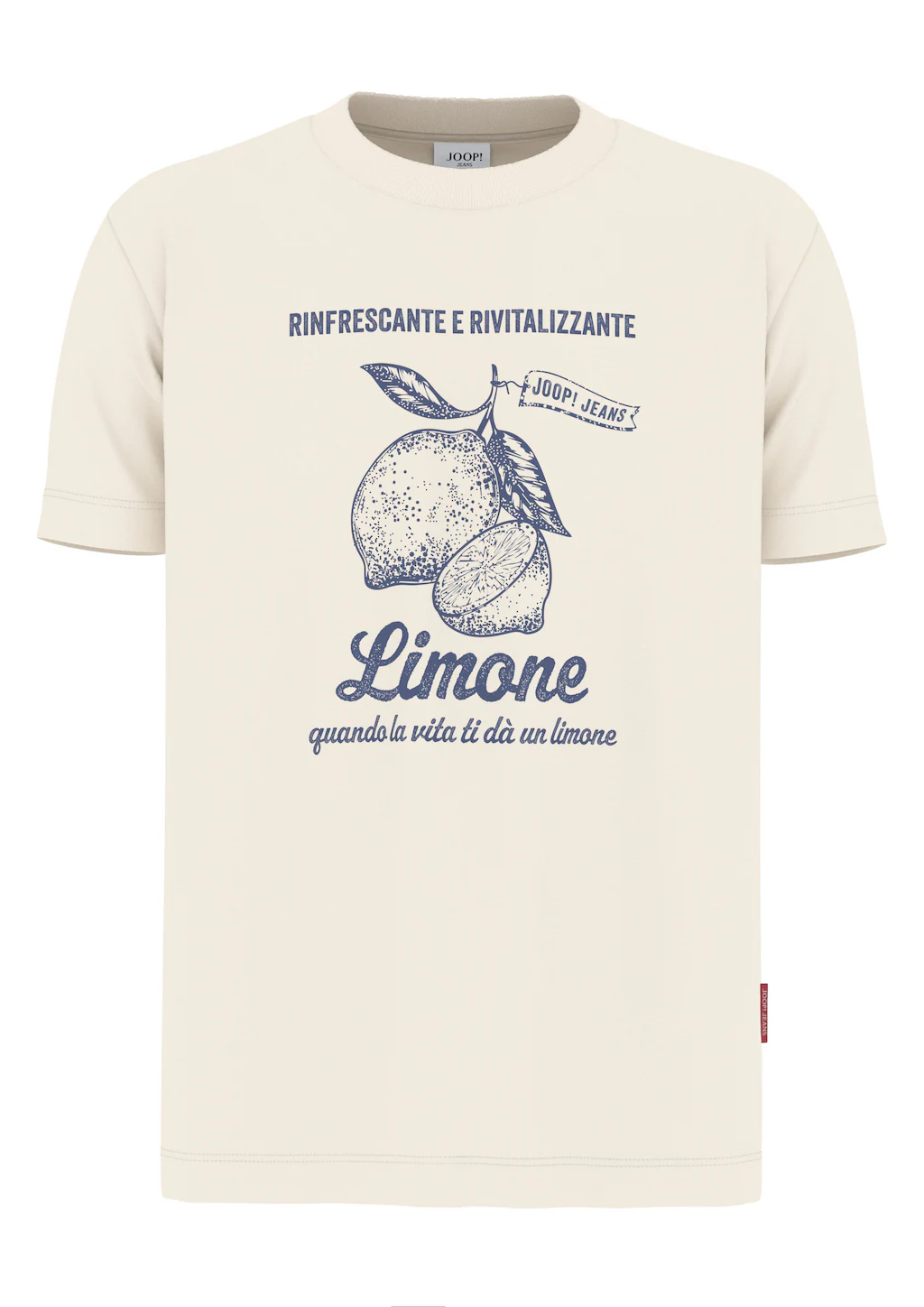 Joop Jeans Kurzarmshirt "Almir", Mit Italienprint günstig online kaufen