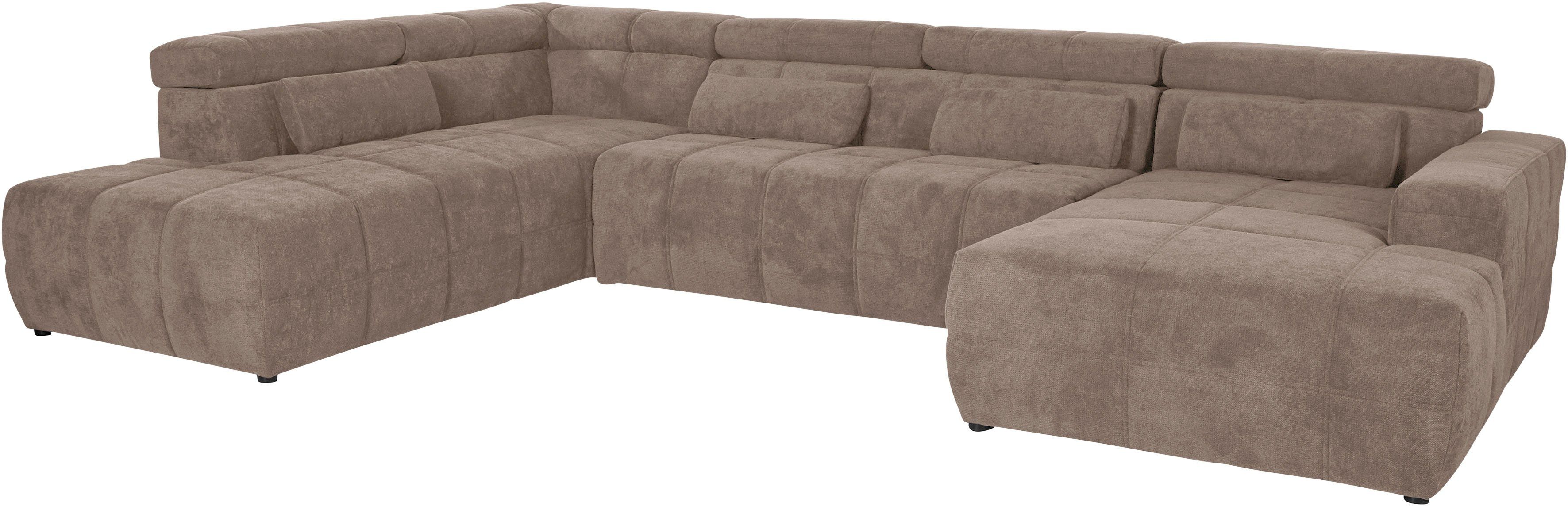 DOMO collection Wohnlandschaft Brandon viele Bezugsarten, incl. Nierenkisse günstig online kaufen