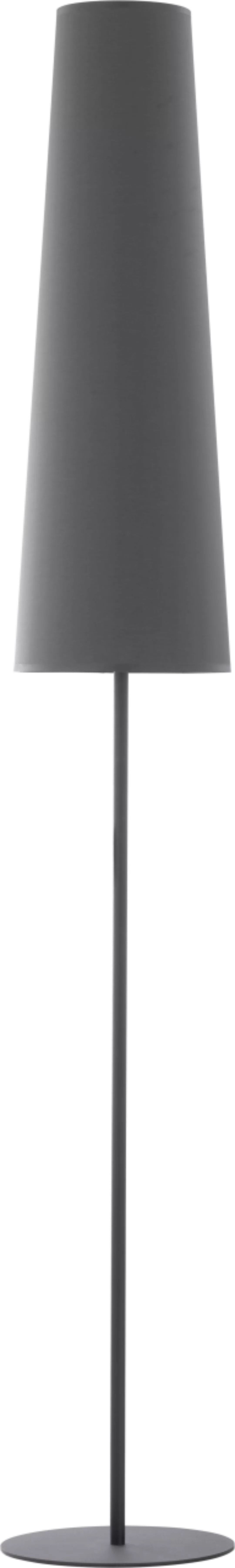 Stehleuchte Grau Metall Stoff 168 cm Umbrella günstig online kaufen