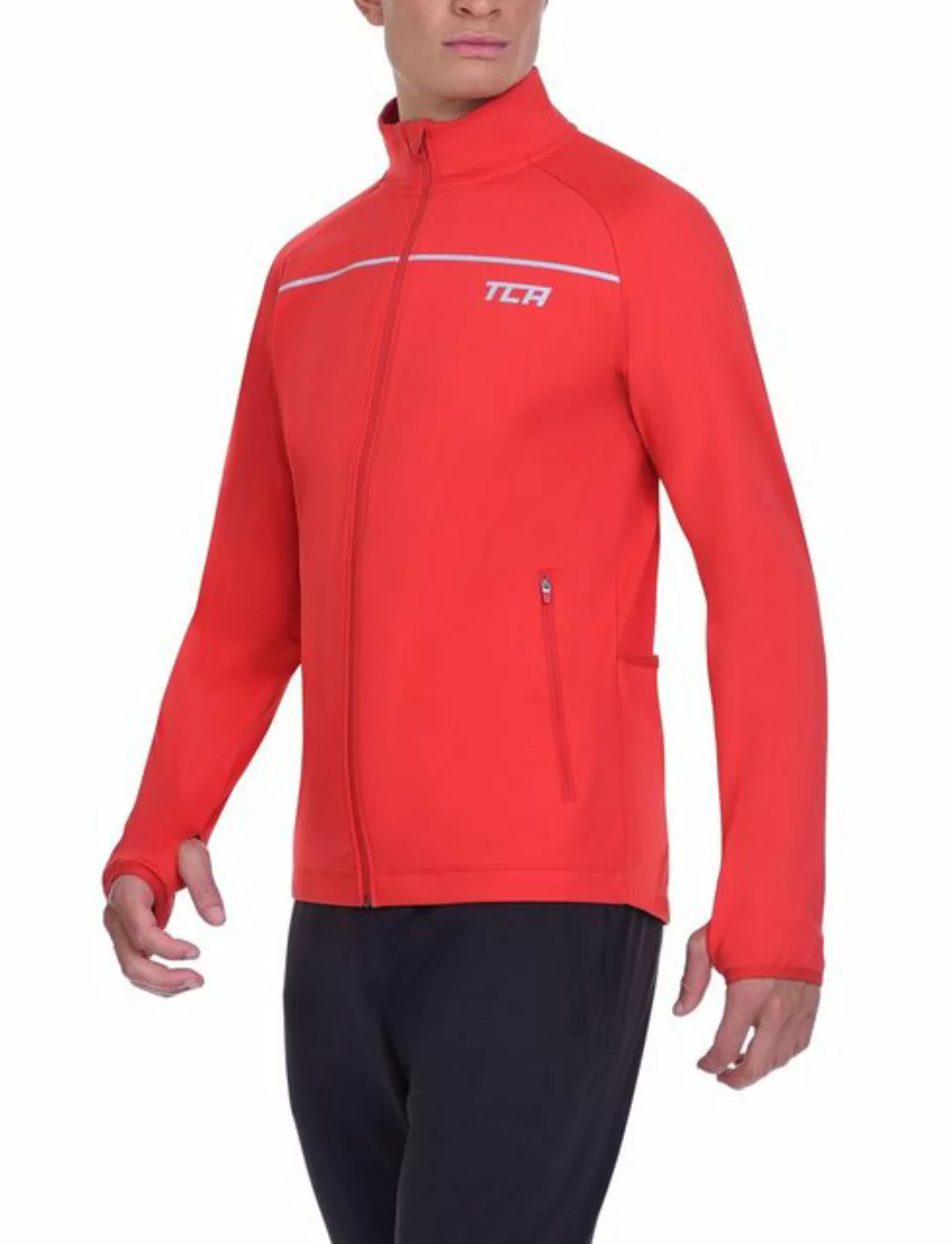 TCA Fahrradjacke TCA Herren Thermische Radlaufjacke - Reflektierende Jacke günstig online kaufen