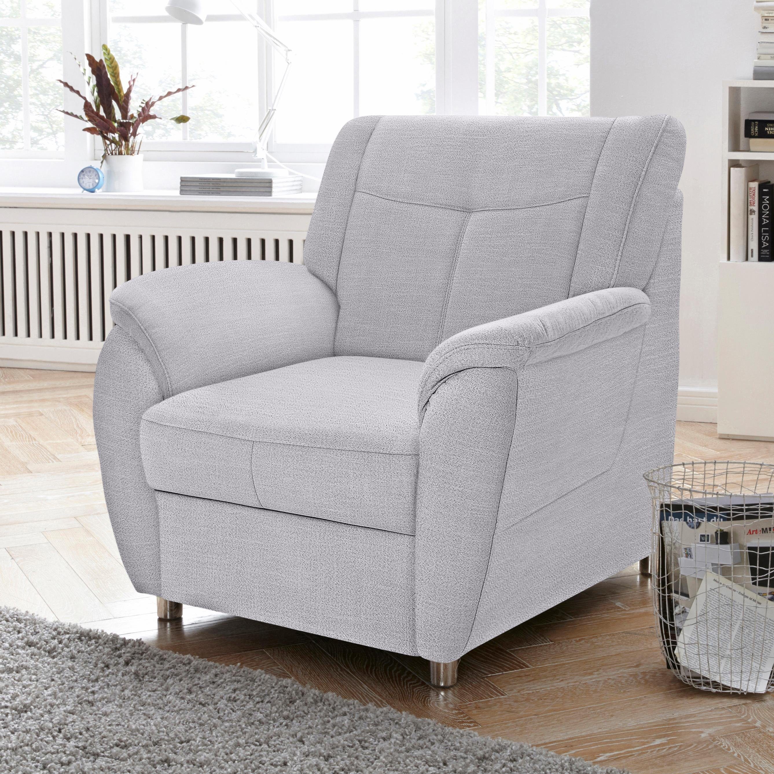 sit&more Sessel "Sonoma", mit Federkern günstig online kaufen