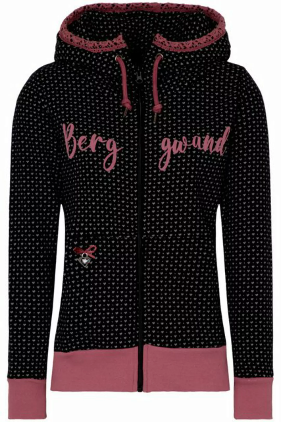 Hangowear Outdoorjacke Sweatjacke Damen - ZÄZILIE - schwarz günstig online kaufen