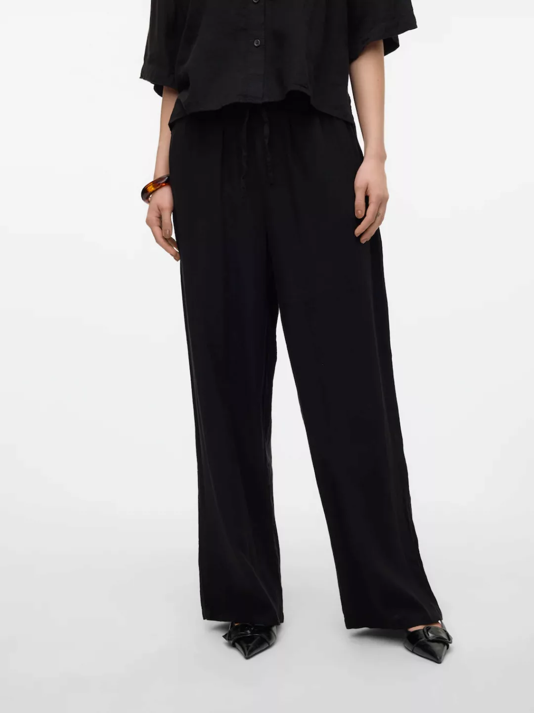 Vero Moda Schlupfhose "VMLINN LINEN PANTS WVN NOOS" günstig online kaufen