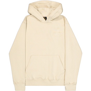 Alpha Industries  Sweatshirt Coach Hoodie Backprint  - vintage white günstig online kaufen