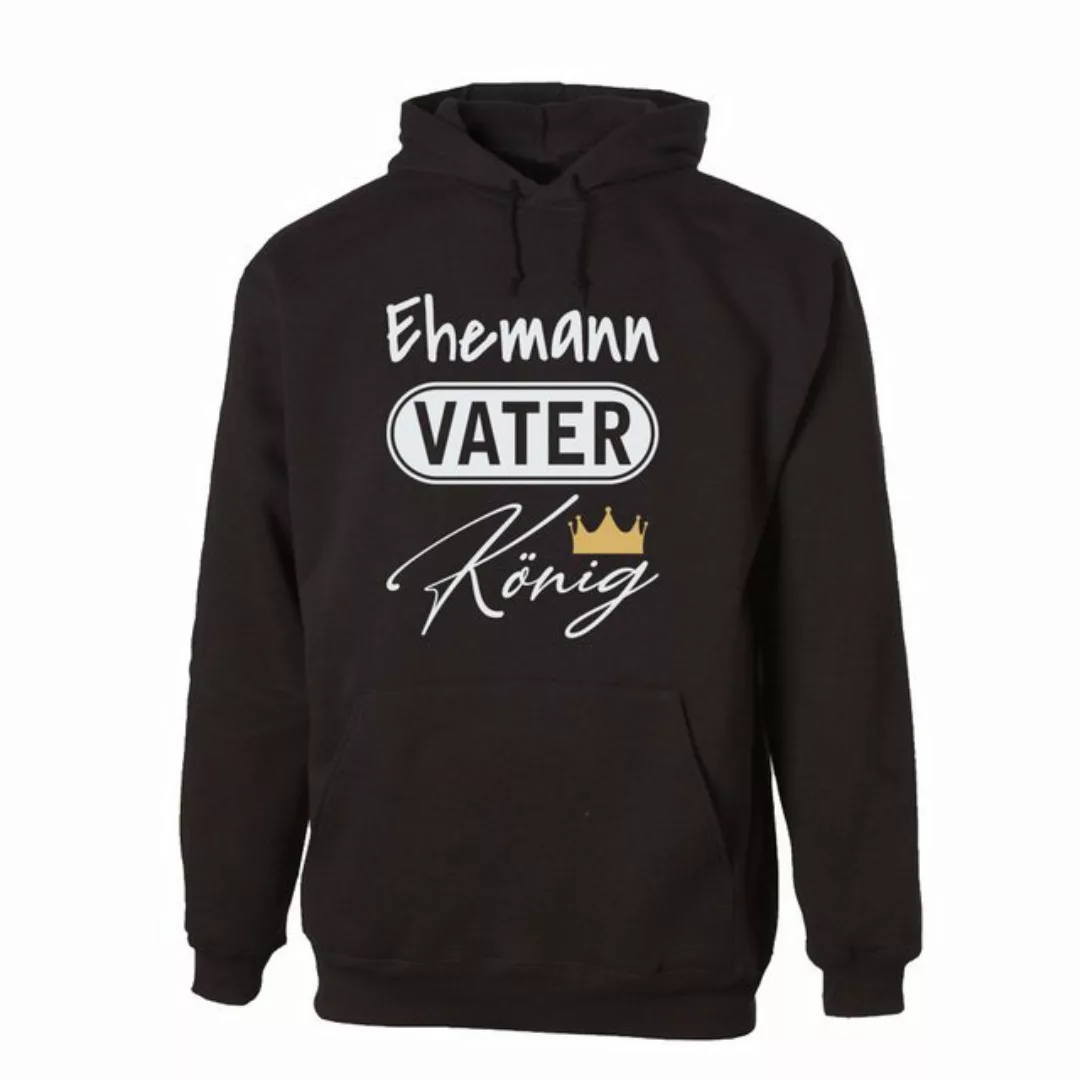 G-graphics Hoodie Ehemann – Vater – König mit trendigem Frontprint mit Spru günstig online kaufen