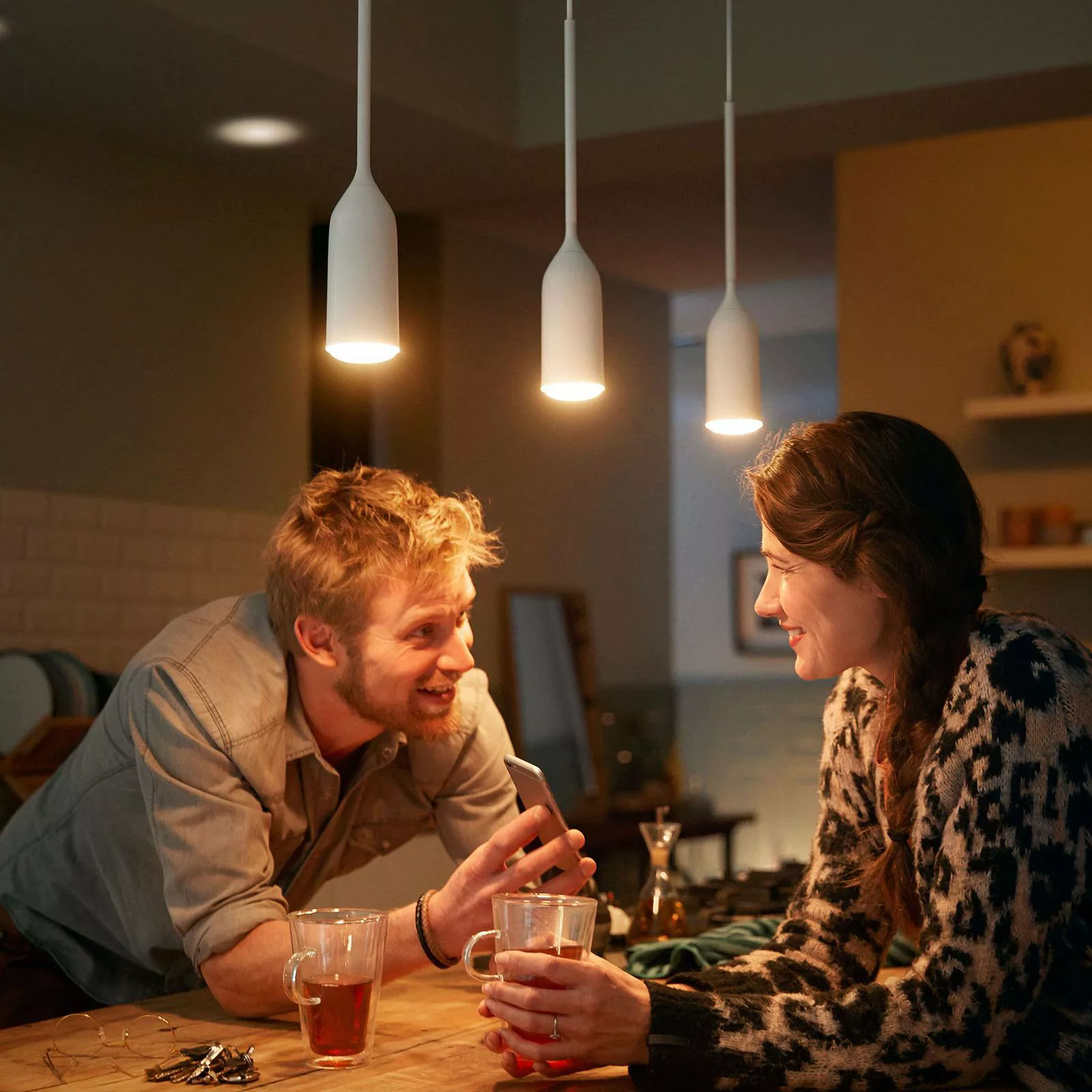 Philips Hue White Ambiance Devote Hängelampe Erw. günstig online kaufen