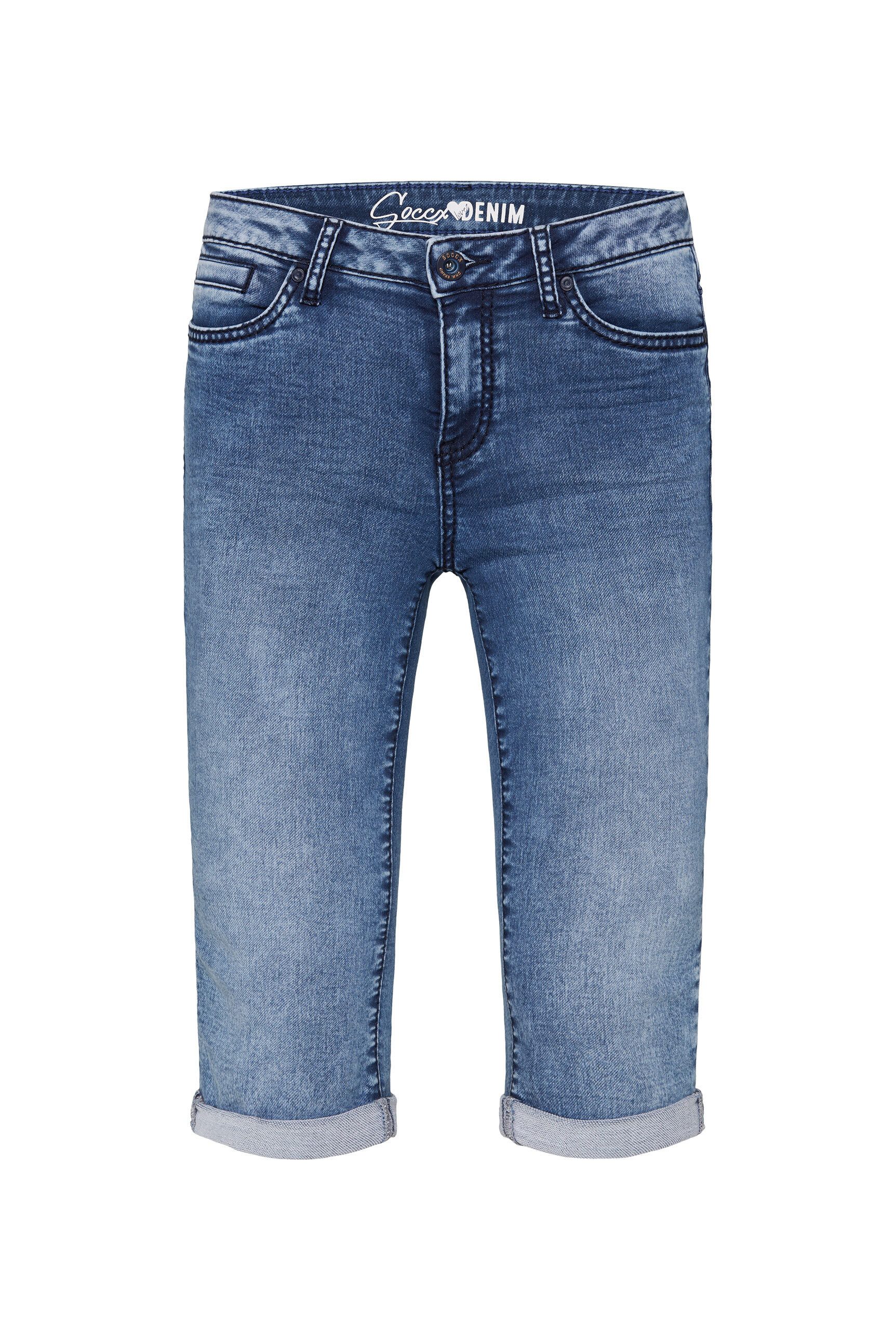 SOCCX Jeansshorts, mit Turn-Up Saum günstig online kaufen