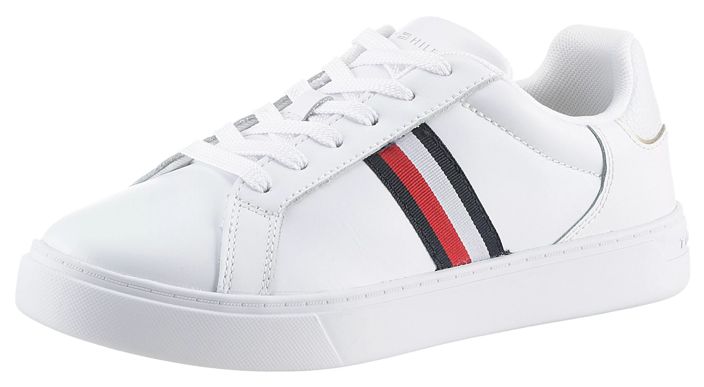 Tommy Hilfiger Sneaker "ESSENTIAL COURT SNEAKER STRIPES", Freizeitschuh, Ha günstig online kaufen