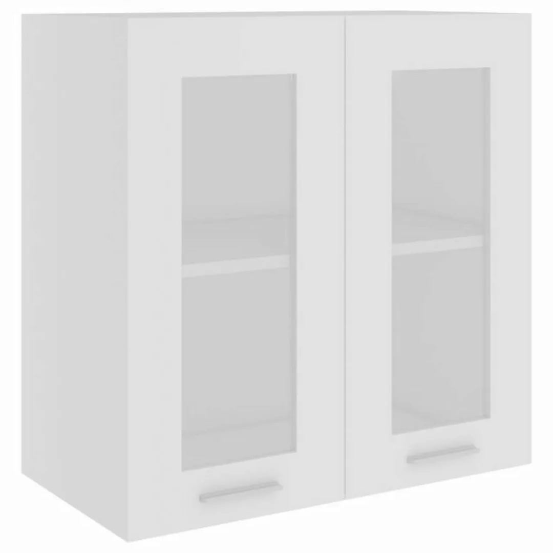 vidaXL Hängeschrank Hängeglasschrank Weiß 60x31x60 cm Spanplatte günstig online kaufen