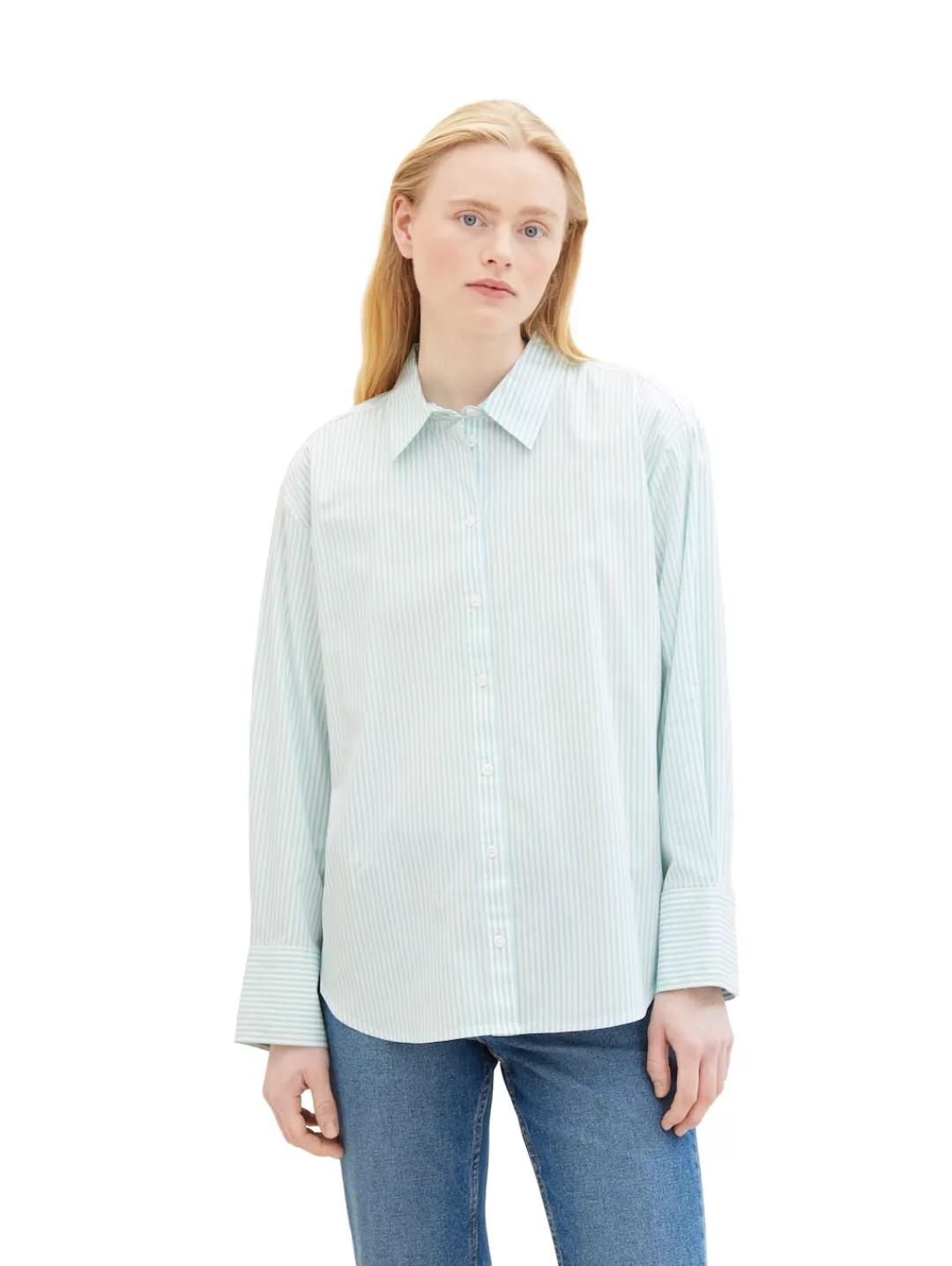 TOM TAILOR Denim Blusenshirt TOM TAILOR DENIM Damen Hemd günstig online kaufen