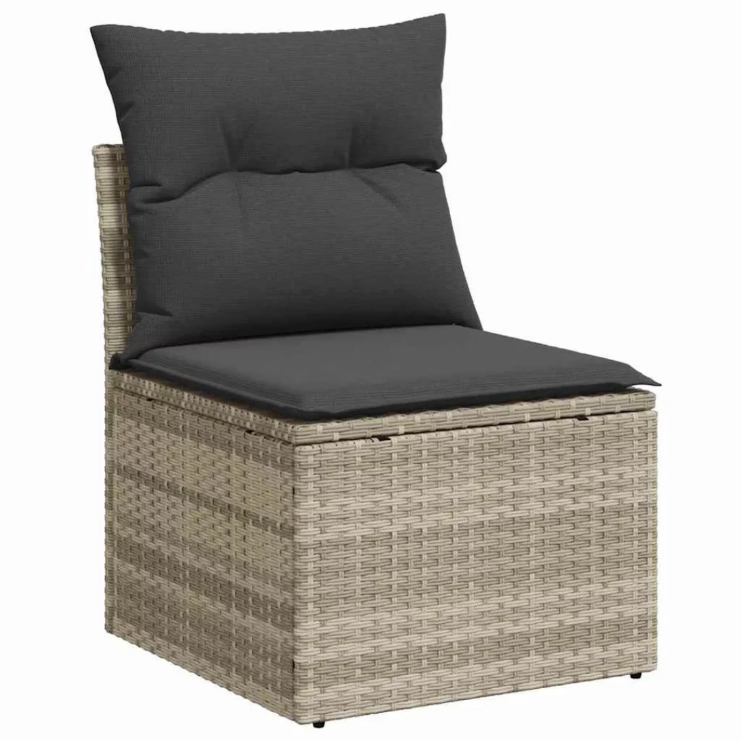 vidaXL Gartenlounge-Set 6-tlg. Garten-Sofagarnitur mit Kissen günstig online kaufen