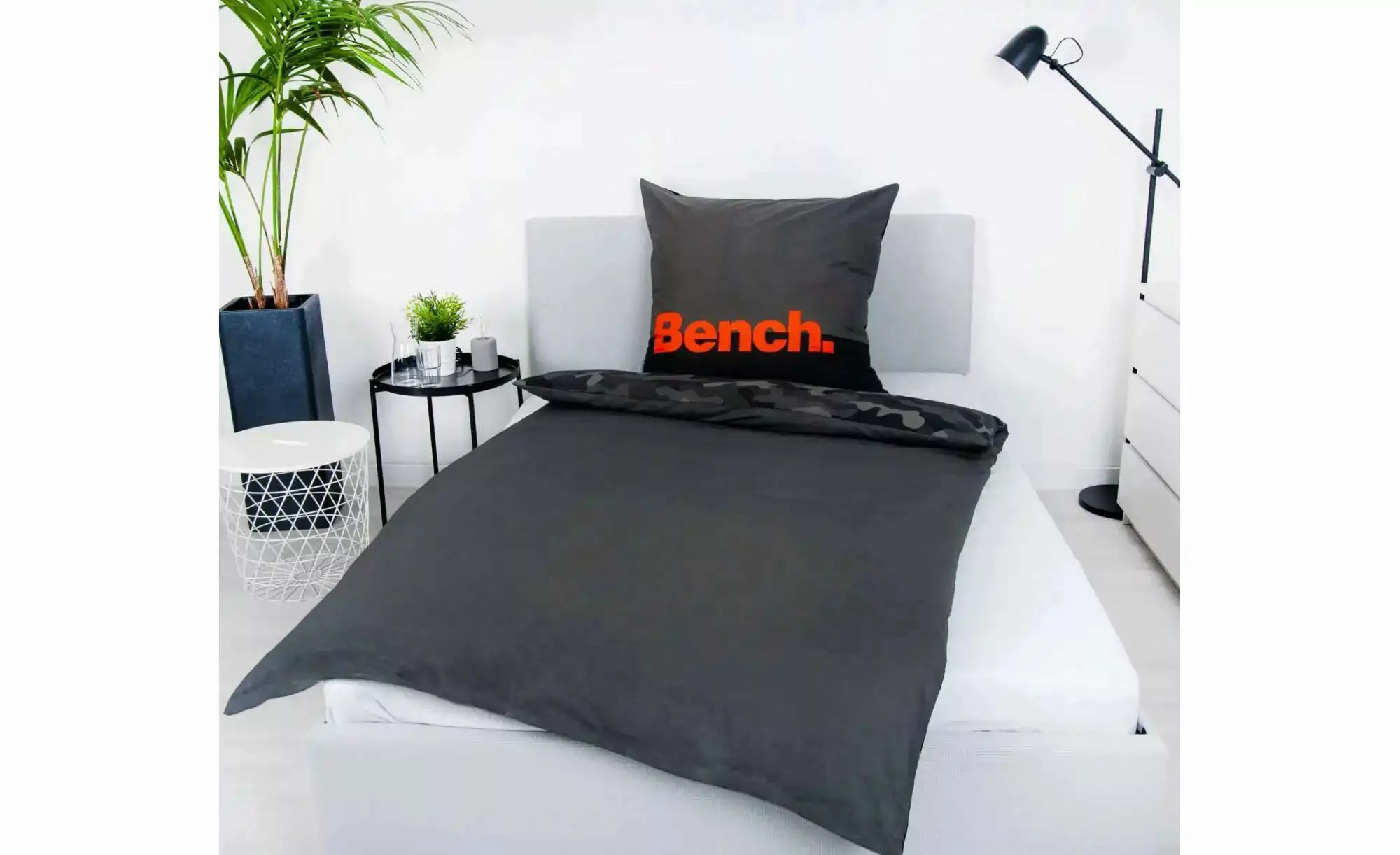 Bench. Wendebettwäsche »Bench«, mit Schriftzug günstig online kaufen