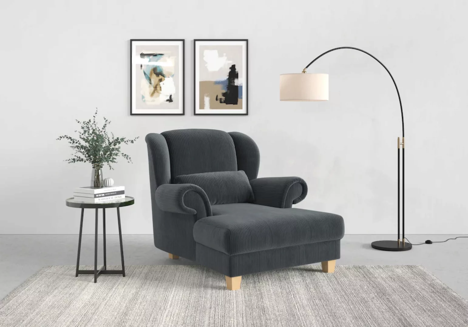 Home affaire Loveseat "Loveseat Queenie", (1 St.), mit softem, weichem Sitz günstig online kaufen