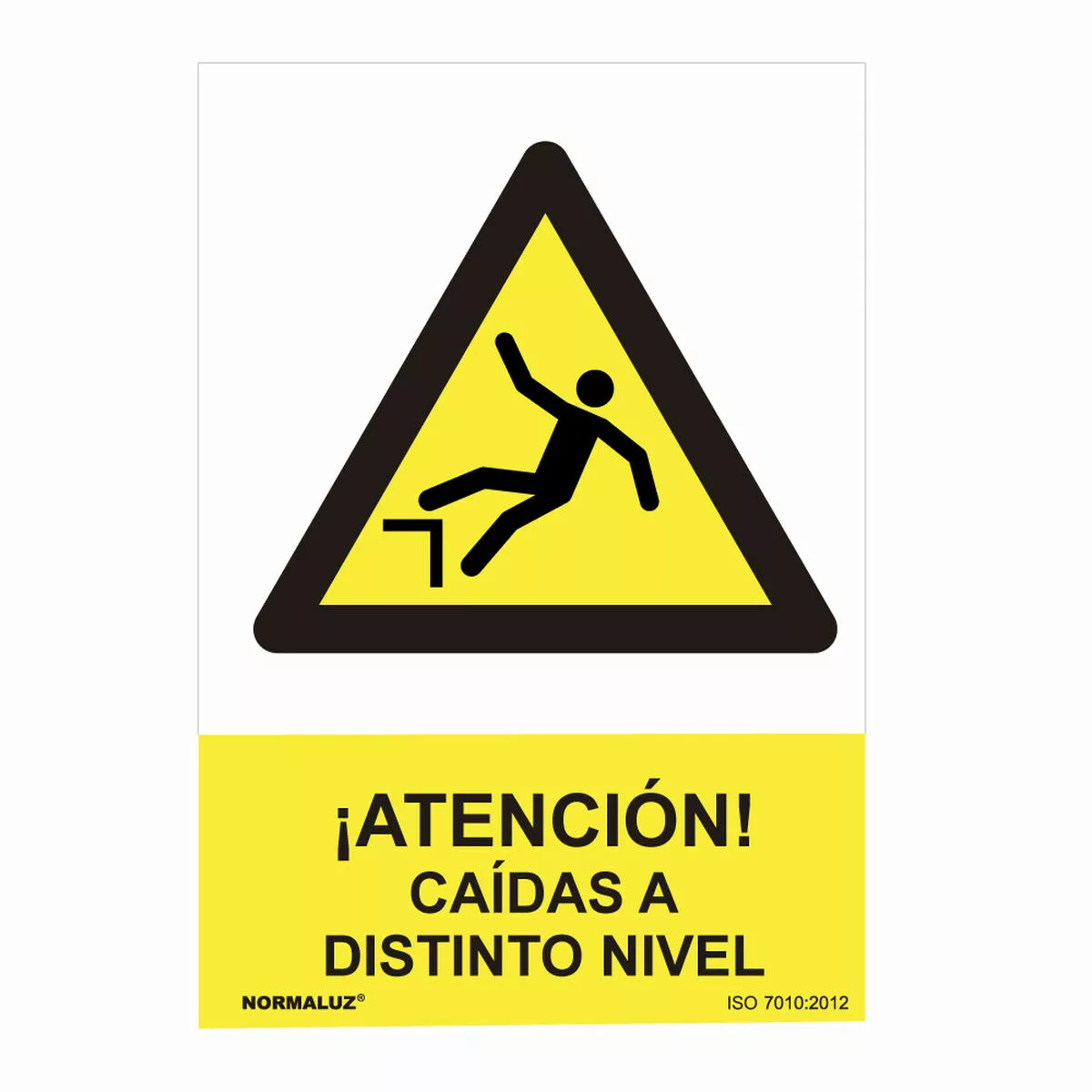 Schild Normaluz Atención Caídas A Distinto Nivel Pvc (30 X 40 Cm) günstig online kaufen