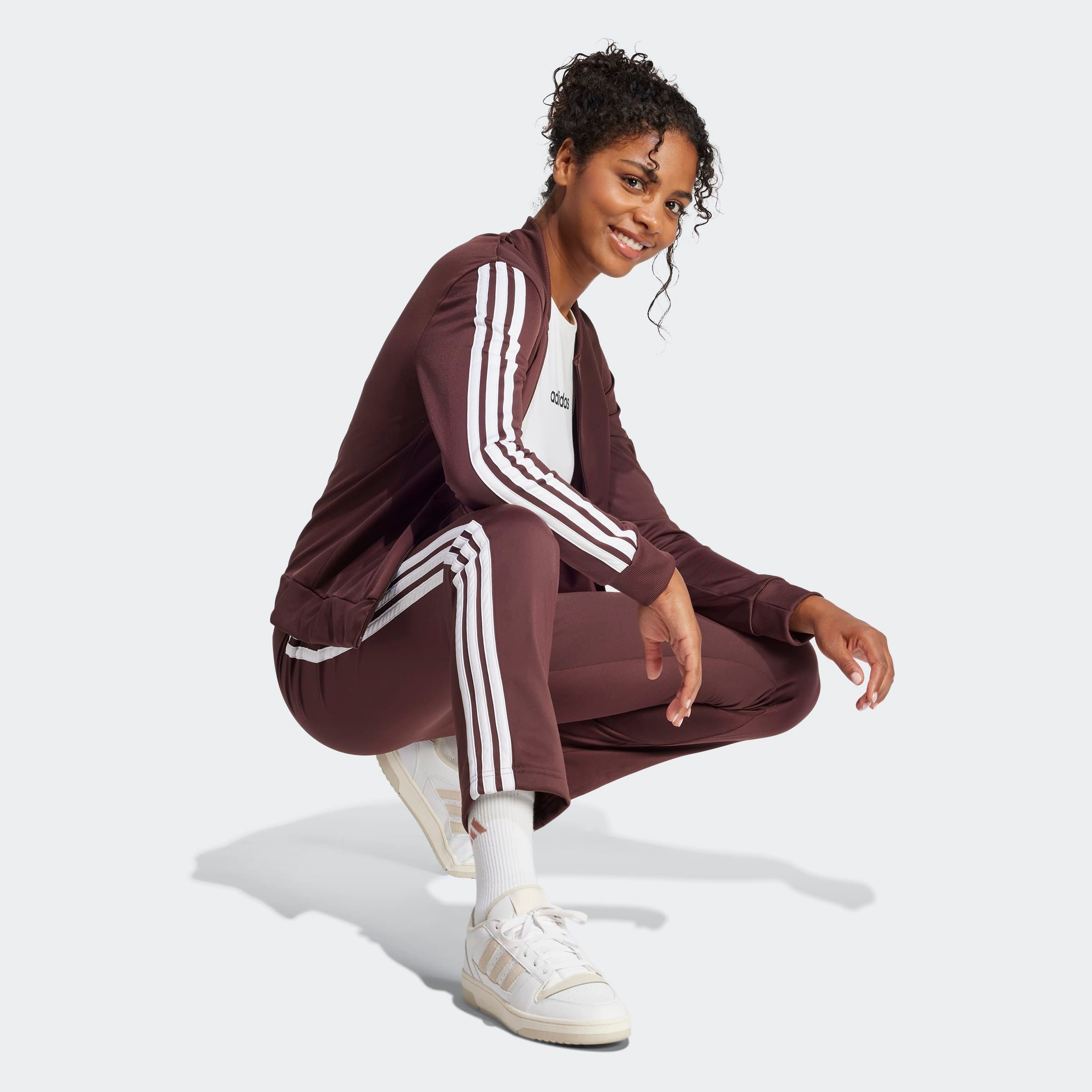 adidas Sportswear Trainingsanzug "W ESS 3S TS", (2 tlg.) günstig online kaufen