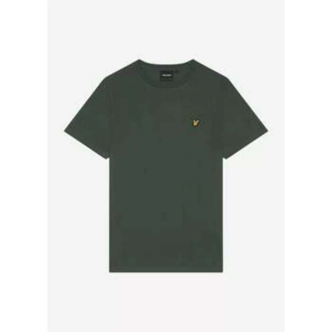 Lyle & Scott  T-Shirts & Poloshirts Plain t-shirt  - deep green günstig online kaufen