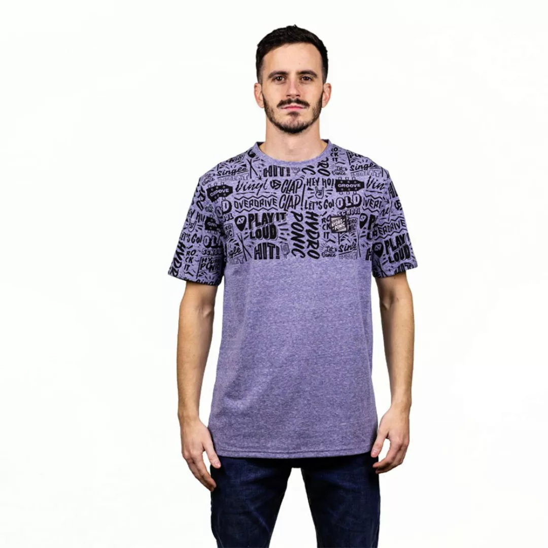 Hydroponic Mash Kurzärmeliges T-shirt L Heather Blue günstig online kaufen