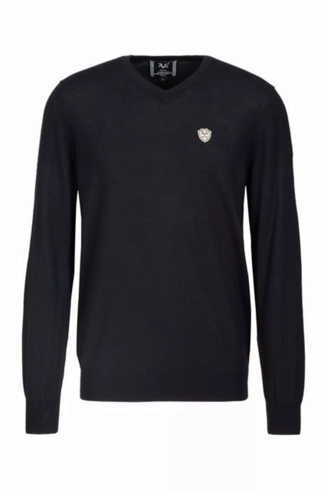 19V69 Italia by Versace V-Ausschnitt-Pullover by Versace Sportivo SRL - Roc günstig online kaufen