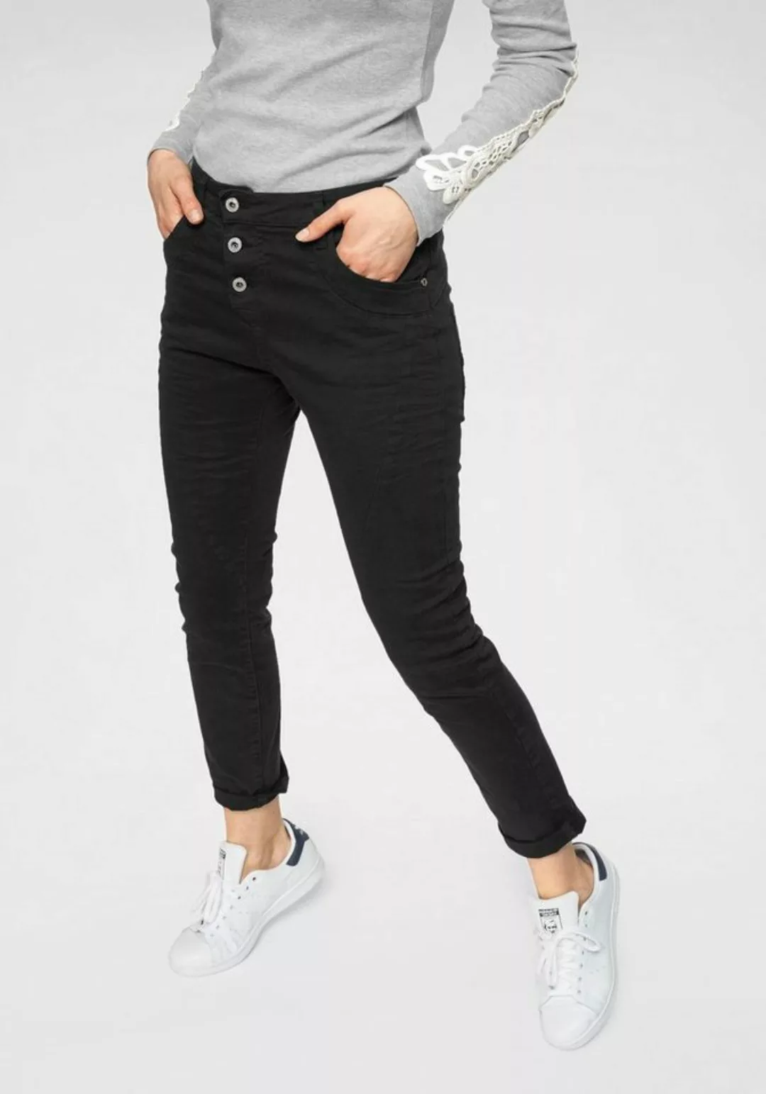 Please Jeans 5-Pocket-Jeans P78A Crinkle Optik günstig online kaufen