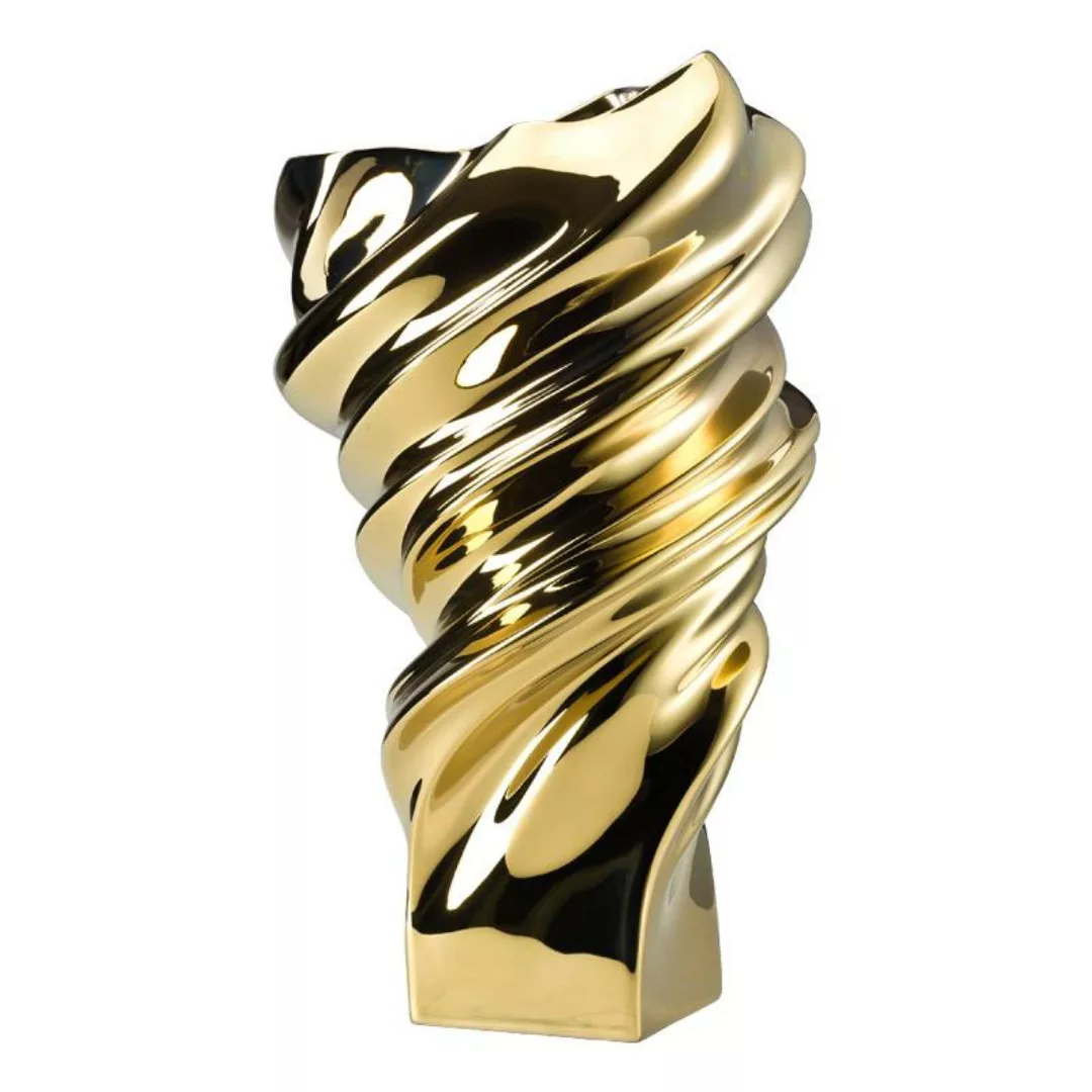 Rosenthal studio-line Squall Vase Gold titanisiert 32 cm günstig online kaufen