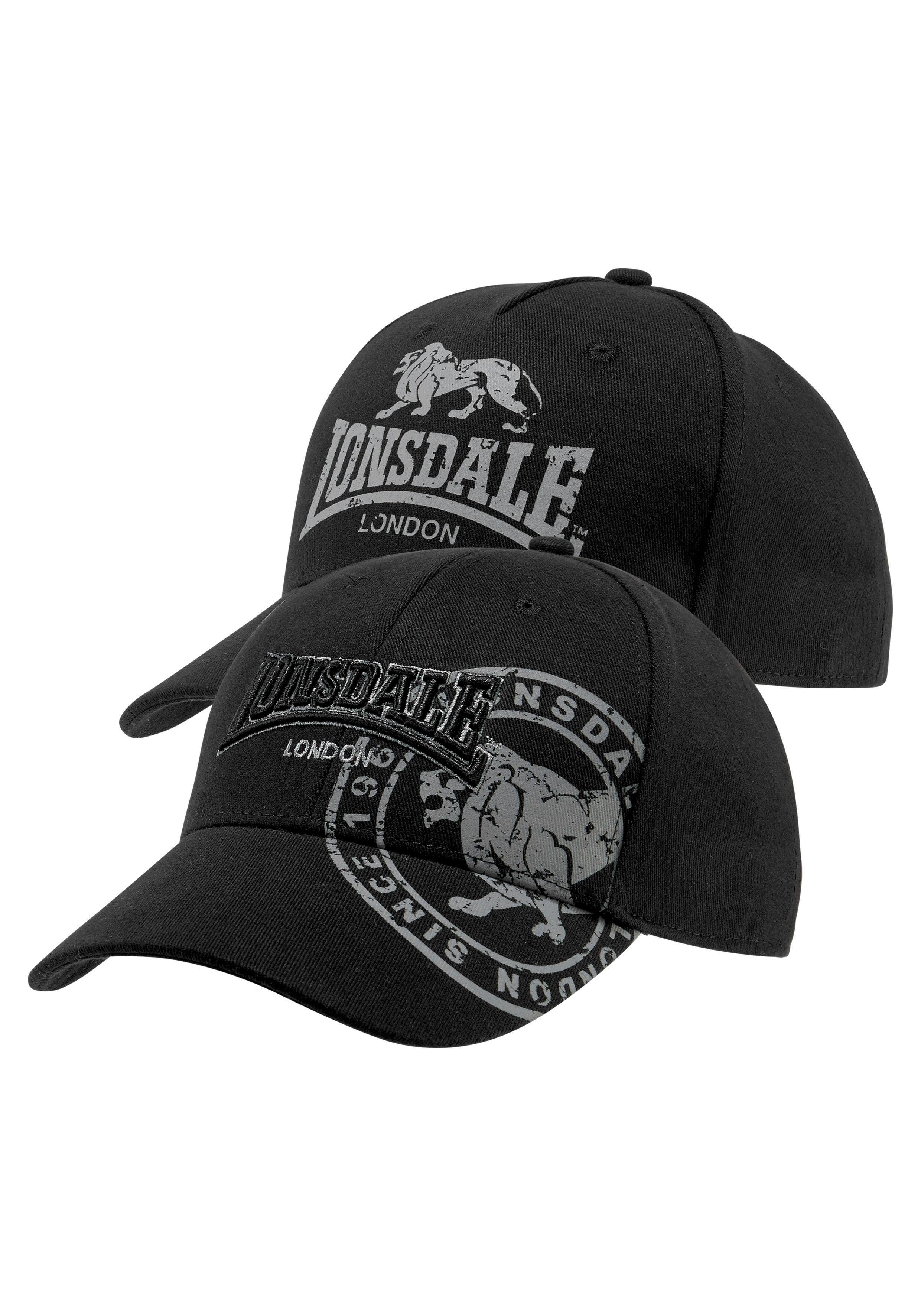 Lonsdale Baseball Cap LEISTON (Packung, 2-St., günstig online kaufen