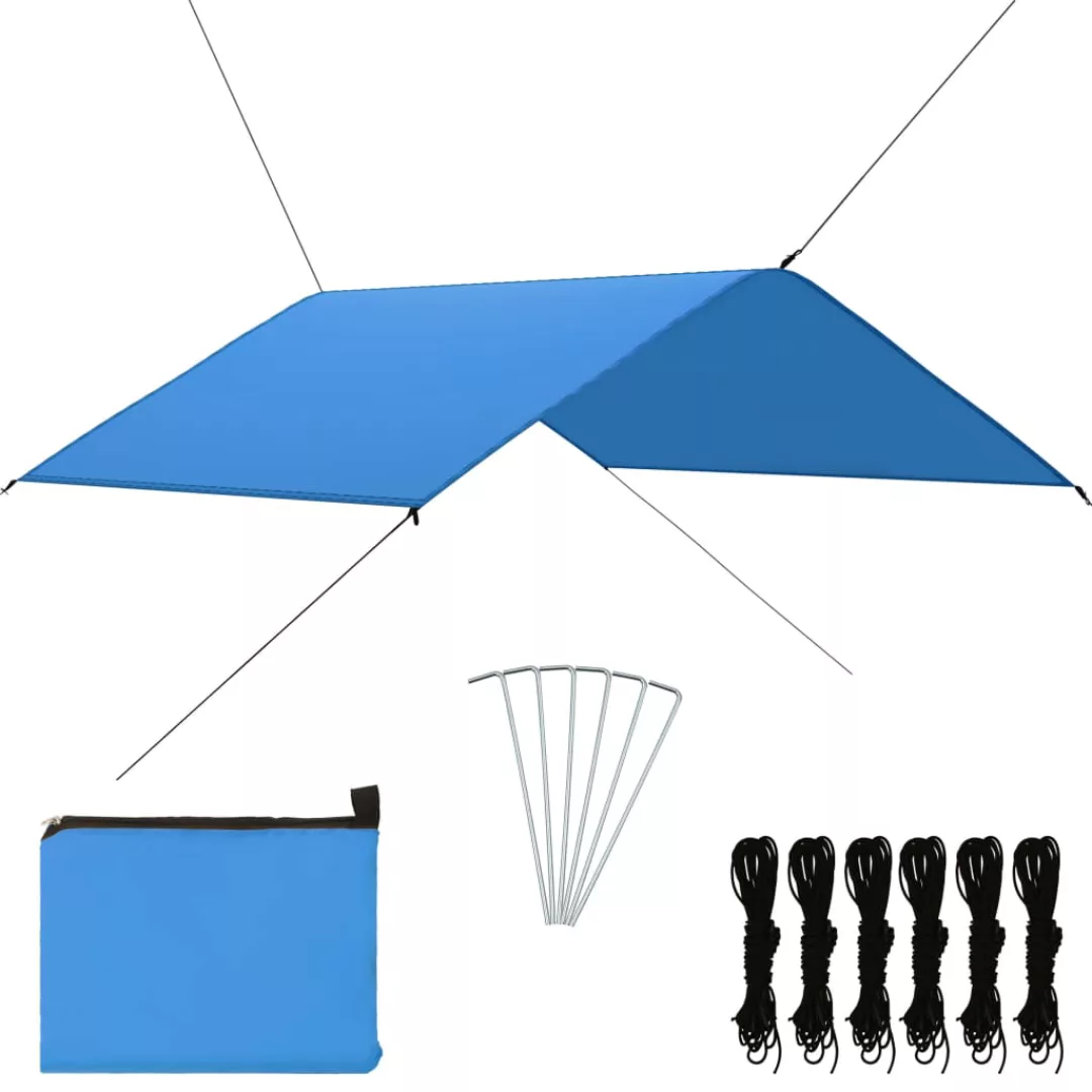 Outdoor Tarp 4x4 M Blau günstig online kaufen