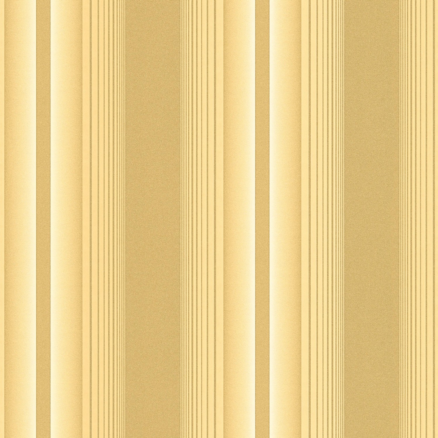 Bricoflor Elegante Vlies Streifentapete Goldene Tapete mit Streifen für Woh günstig online kaufen