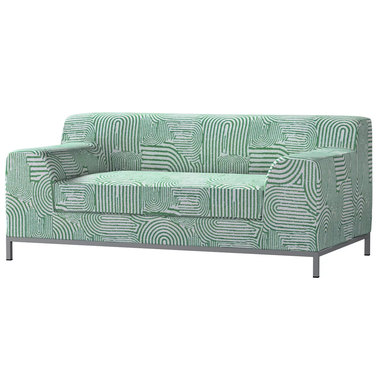 Bezug für Kramfors 2-Sitzer Sofa, mintgrün-ecru, Sofahusse, Kramfors 2-Sitz günstig online kaufen