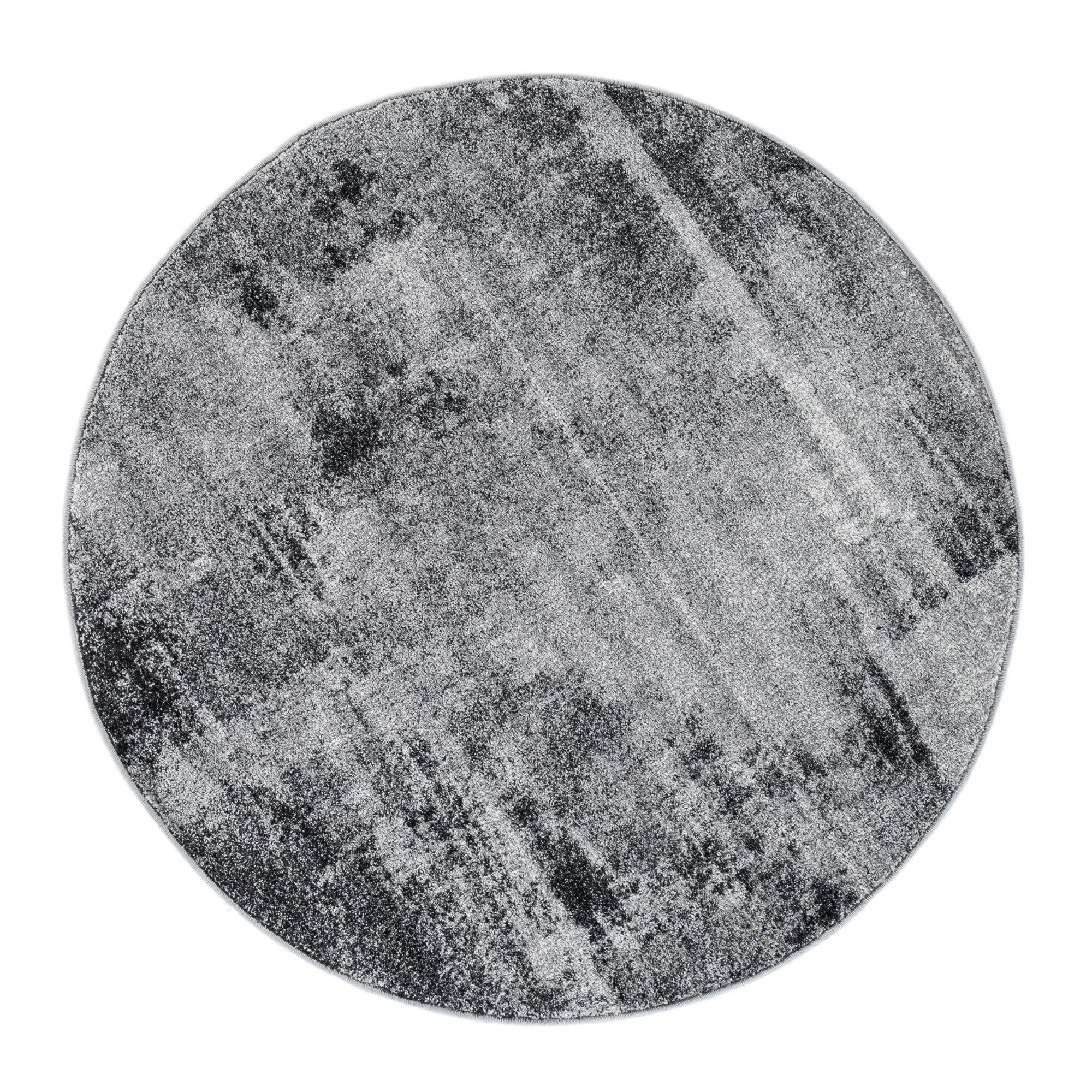 Andiamo Teppich »Luna«, rund, 7 mm Höhe, Kurzflor, modernes Design, meliert günstig online kaufen