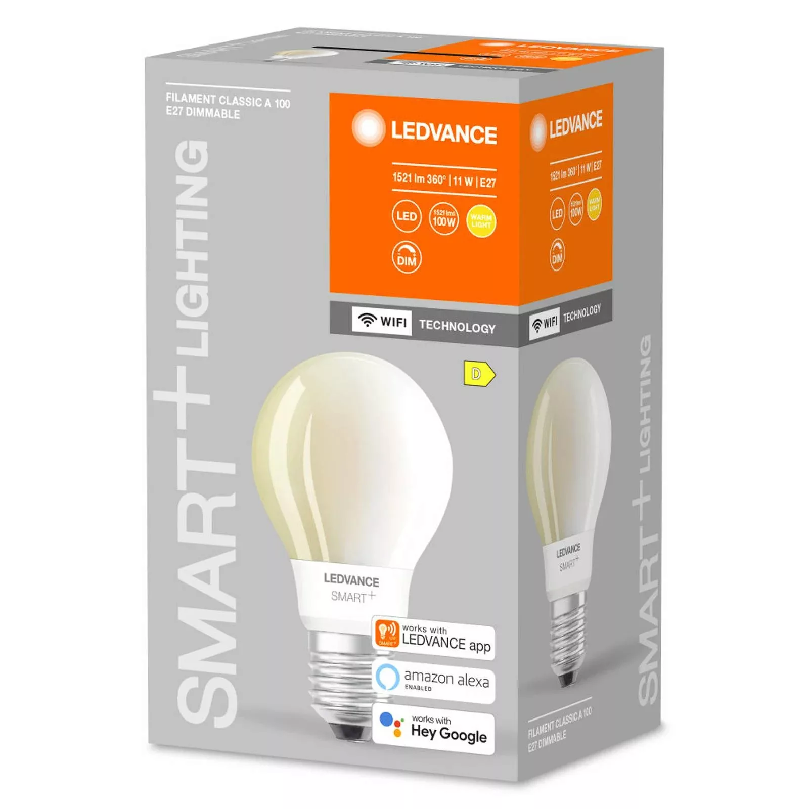 LEDVANCE SMART+ WiFi Filament Classic E27 11W 827 günstig online kaufen