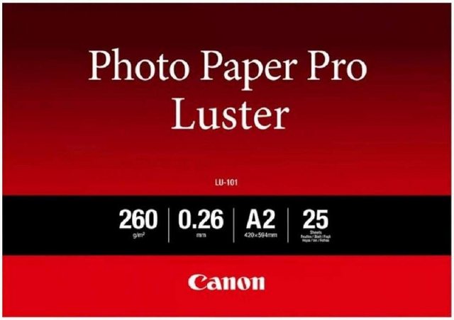 Canon LU-101 PRO-Fotopapier Luster Pro A4 20 Blatt Objektivzubehör günstig online kaufen