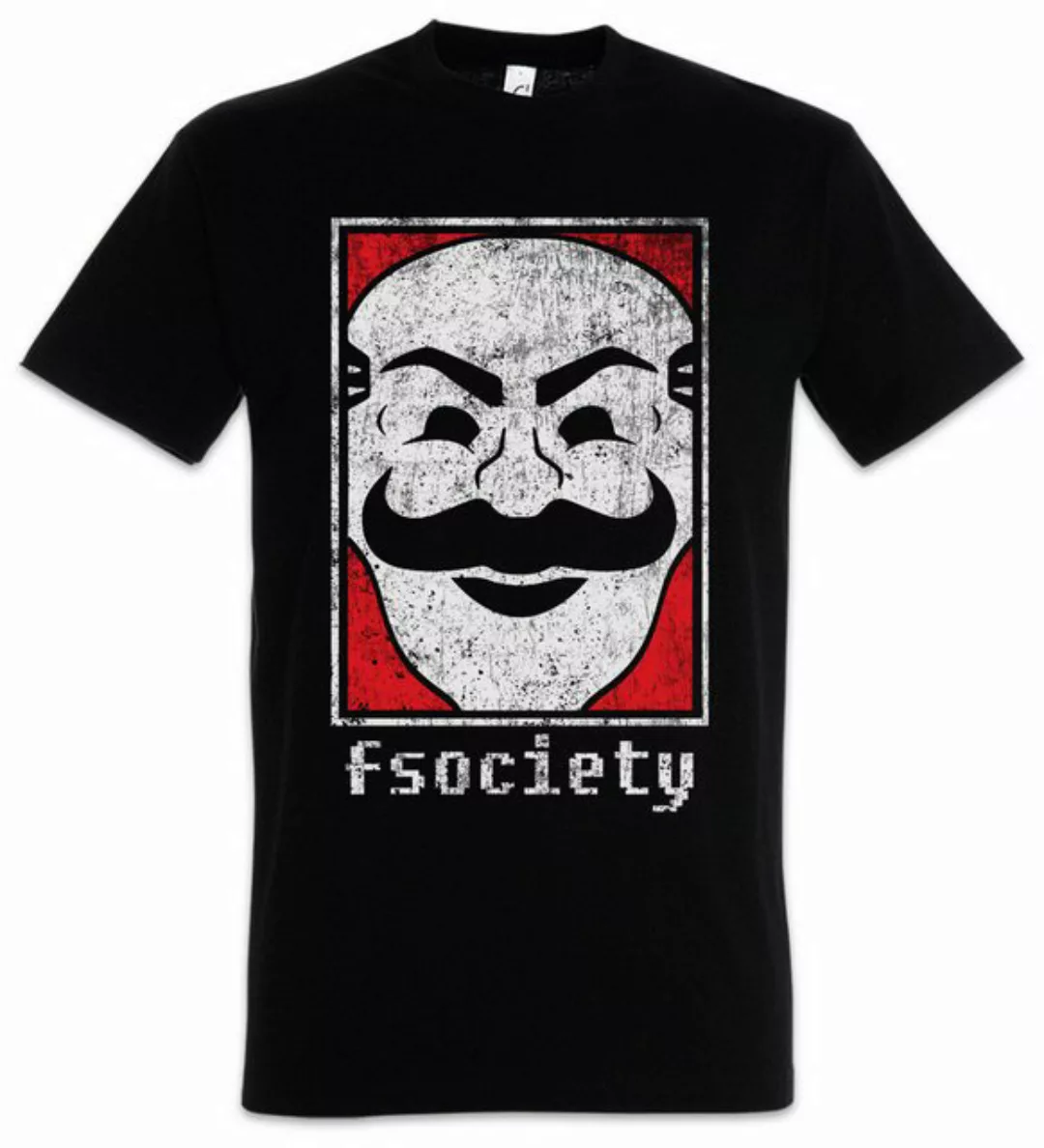 Urban Backwoods Print-Shirt Mr. Fsociety Logo Herren T-Shirt Symbol Robot H günstig online kaufen