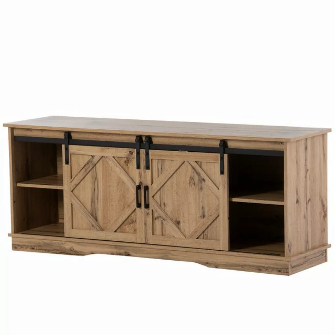 IDEASY TV-Schrank Landhaus-TV-Schrank, Sideboard mit 2 Schiebetüren, 150x40 günstig online kaufen