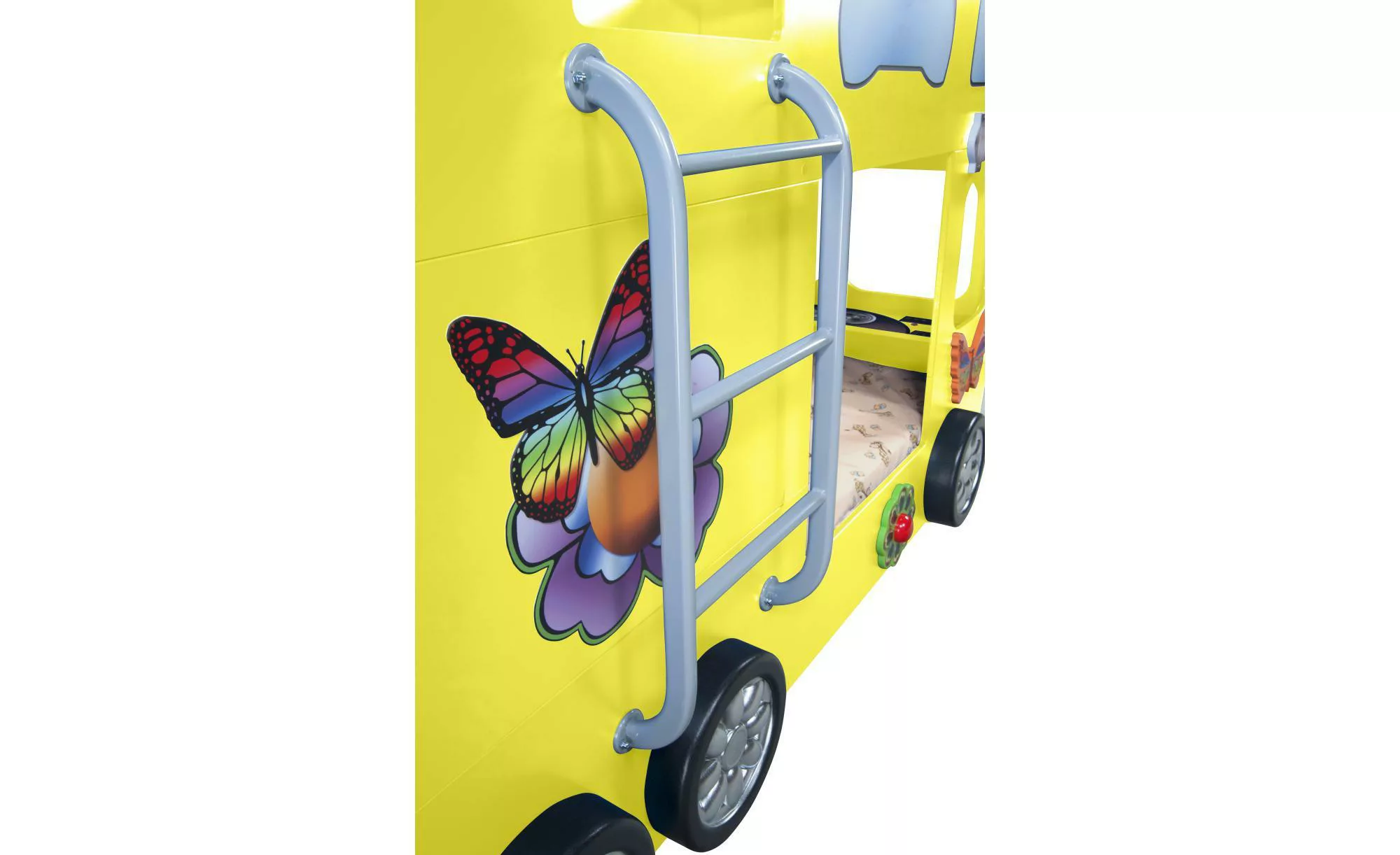 Autobett Bus ¦ gelb ¦ Maße (cm): B: 116 H: 150 Kindermöbel > Kinderbetten - günstig online kaufen