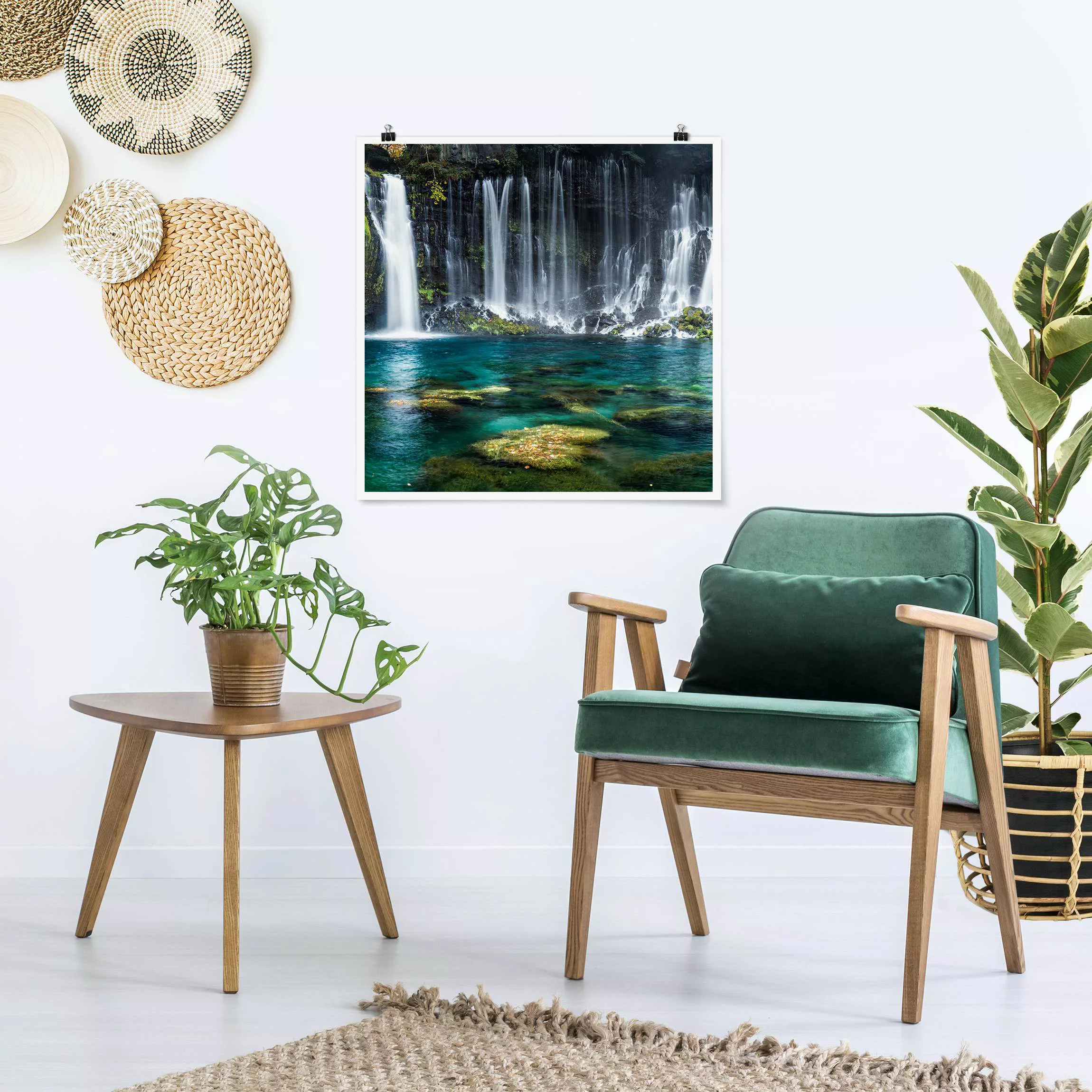 Poster Shiraito Wasserfall günstig online kaufen