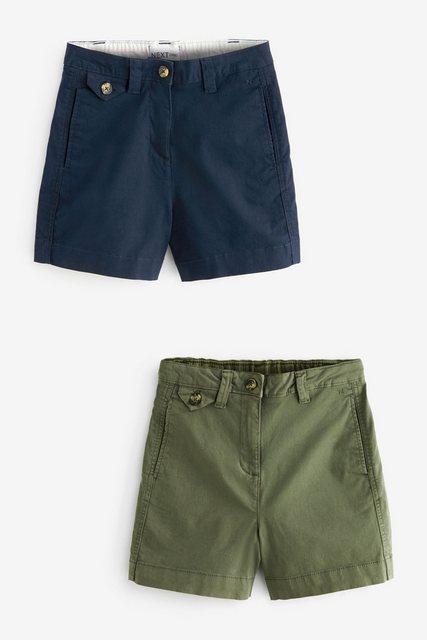 Next Chinoshorts Bermudashorts im Boyfriend-Schnitt, 2er-Pack (2-tlg) günstig online kaufen