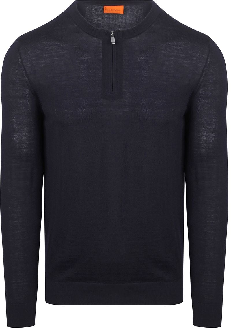 Suitable Crew Zip Merino Navy - Größe XXL günstig online kaufen