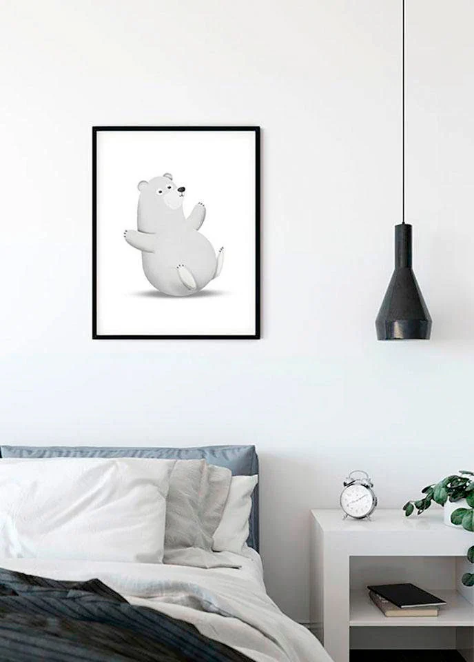 Komar Bild "Cute Animal Polar Bear", Tiere, (1 St.), Wandbild zur Dekoratio günstig online kaufen