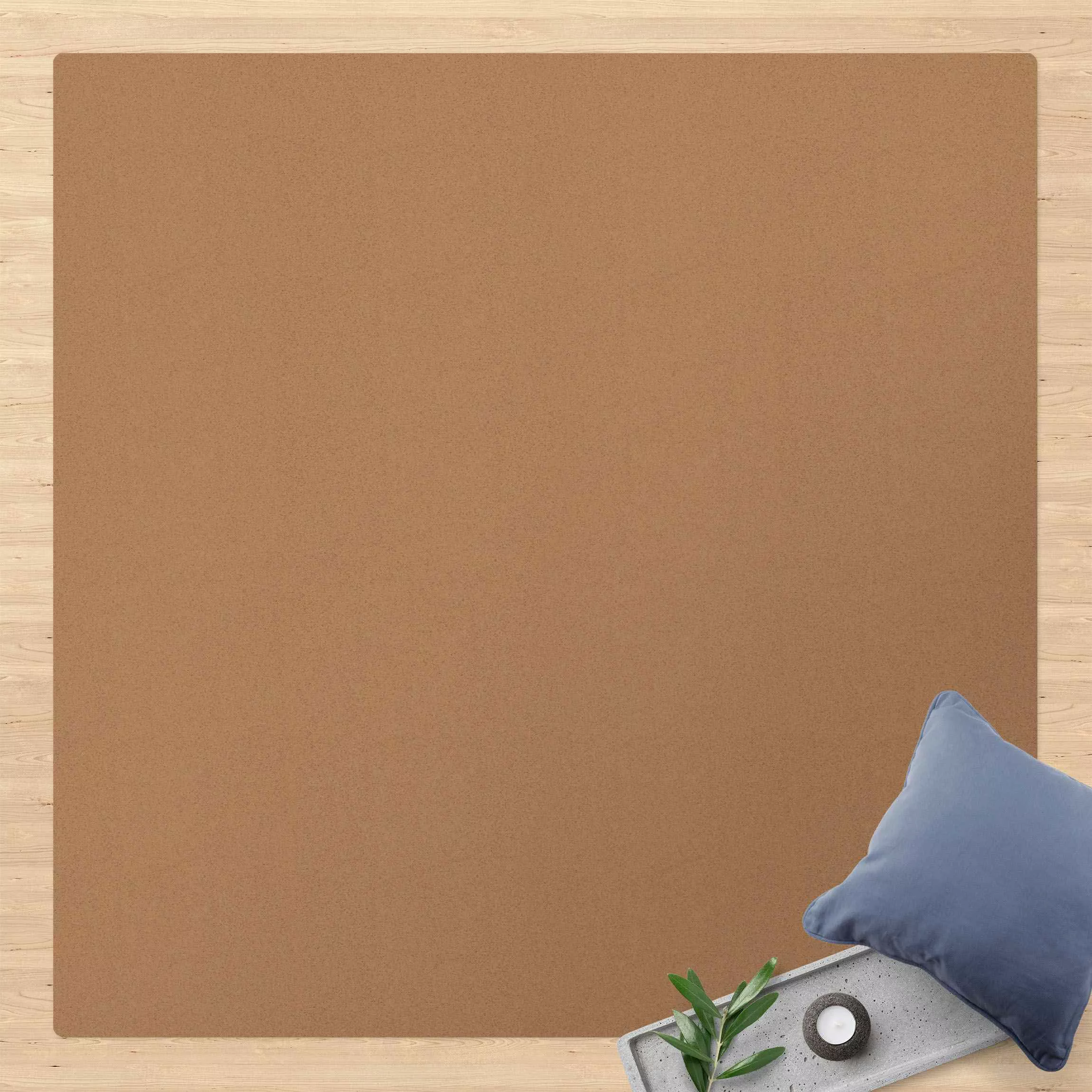 Kork-Teppich Terracotta Taupe günstig online kaufen