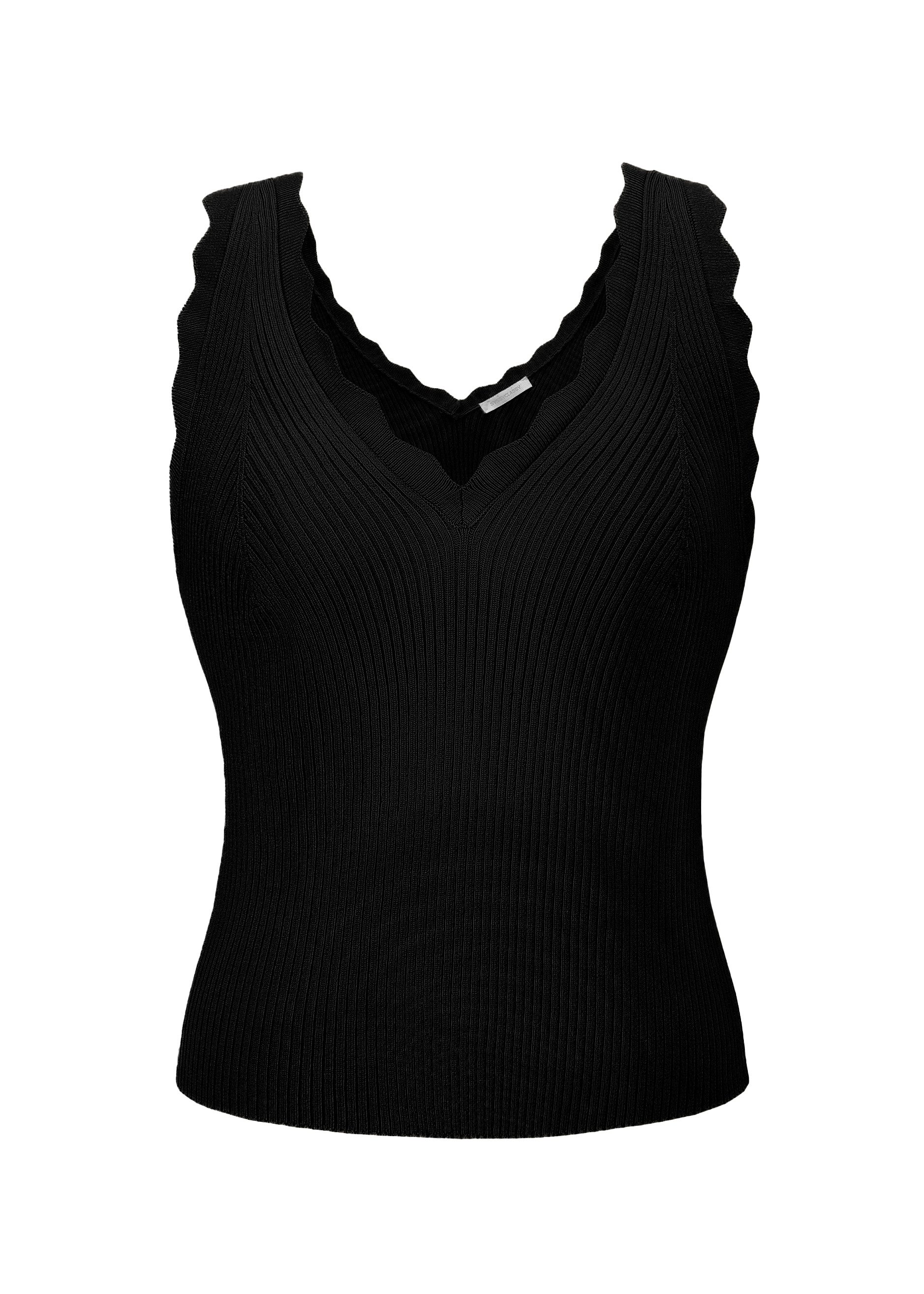 SASSYCLASSY Stricktop Figurbetontes Strick-Top Damen mit günstig online kaufen