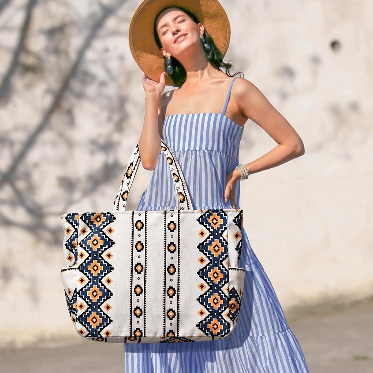 LuxusKollektion Strandtasche Große Strandtasche Damen XXL günstig online kaufen