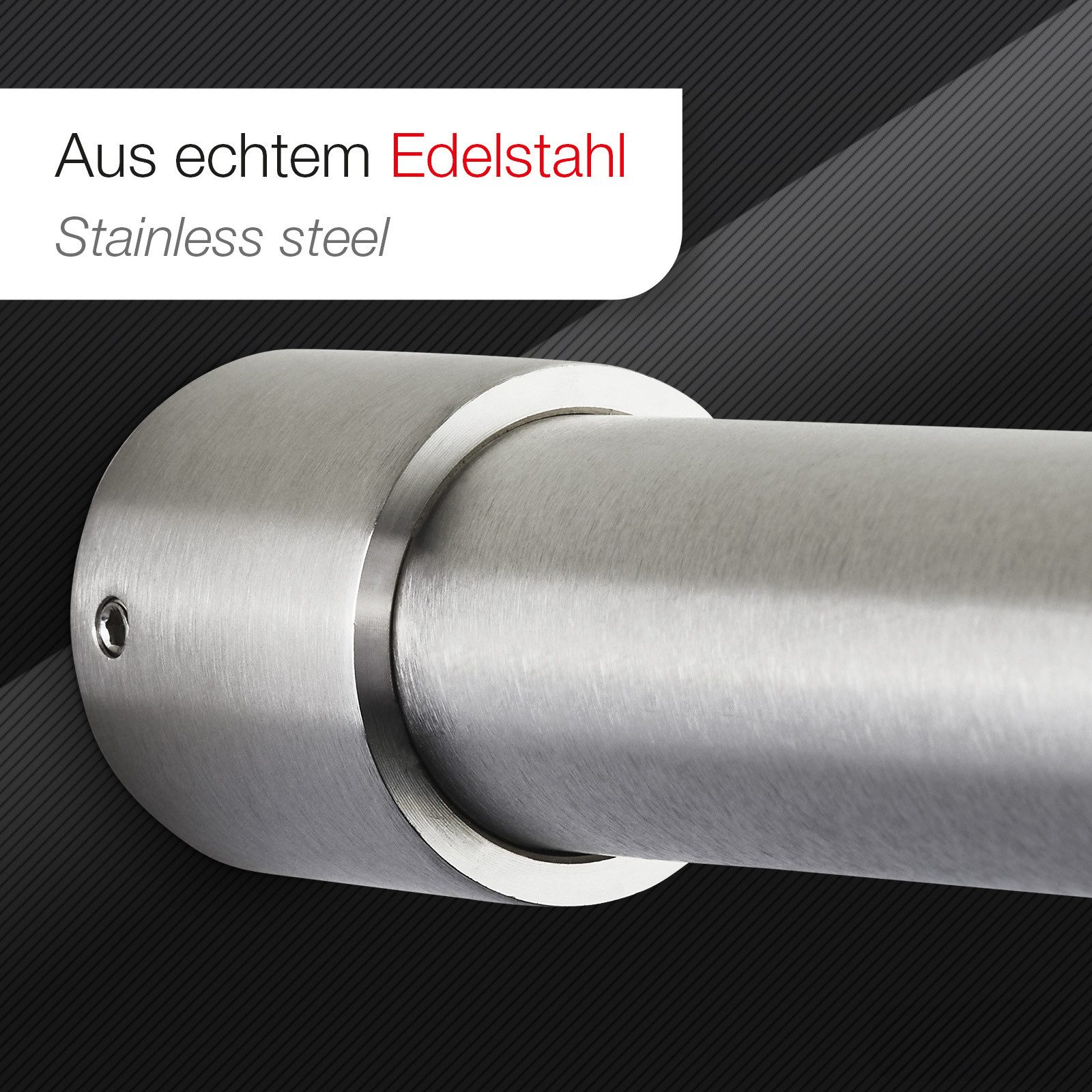 SO-TECH® Kleiderstange Schrankstange Edelstahl rund Ø günstig online kaufen