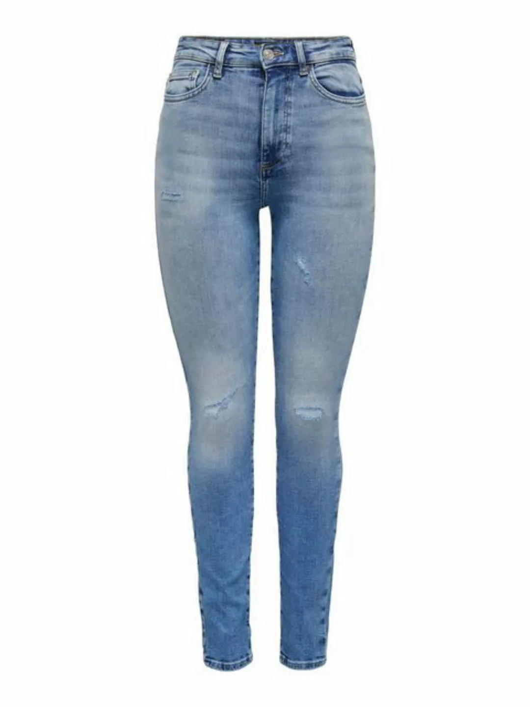 ONLY Skinny-fit-Jeans ONLFOREVER ICON HW SK LAK DNM GEN476NOOS mit Destroye günstig online kaufen