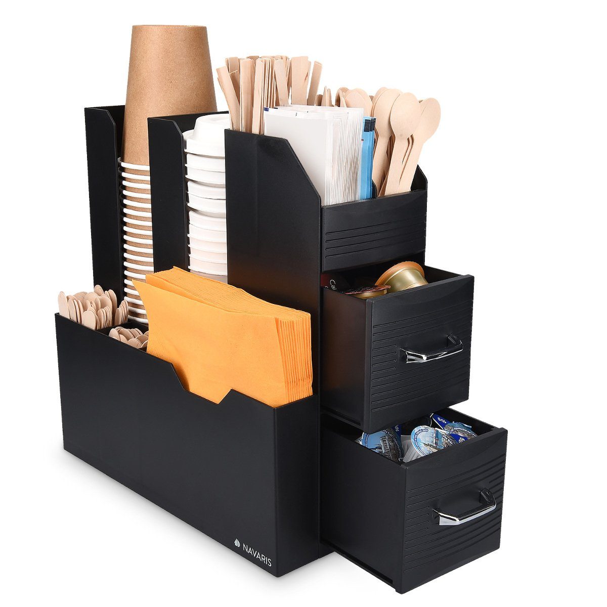 Navaris Aufbewahrungsbox Organizer Set für Kaffeezubehör, günstig online kaufen