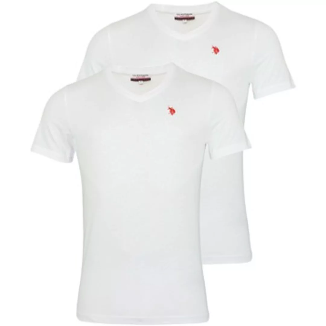 U.S. Polo Assn T-Shirt Shirt 2 Pack T-Shirts V-Neck Shortsleeve (2-tlg) günstig online kaufen