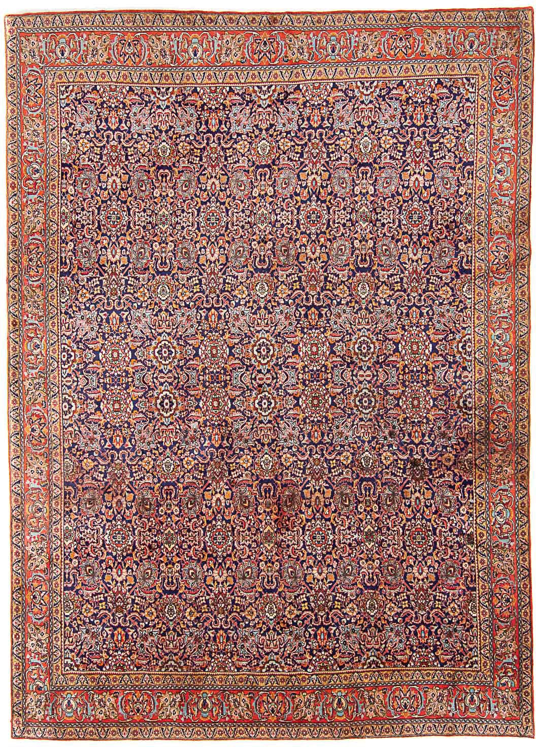 morgenland Wollteppich »Isfahan Medaillon 406 x 300 cm«, rechteckig, Unikat günstig online kaufen