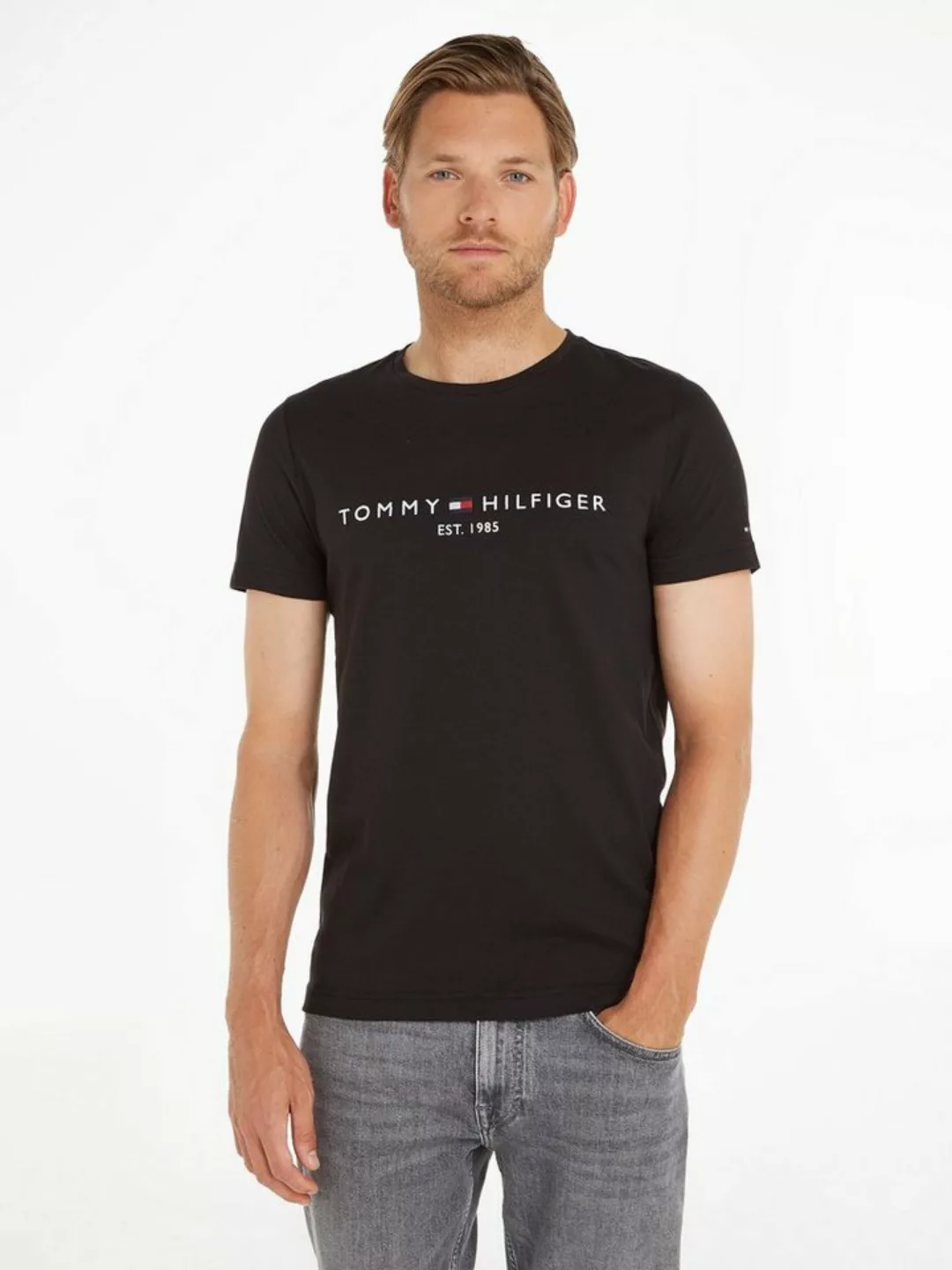 Tommy Hilfiger T-Shirt TOMMY FLAG HILFIGER TEE günstig online kaufen